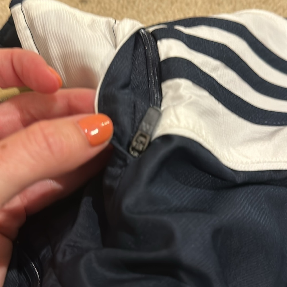 Like New Adidas, blue and white windbreaker jacket! - Picture 5 of 5